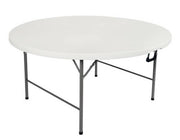 TAVOLO PIANO PIEGH IN PLASTICA HDPE BIANCO D,150XH,74 - BIACCHI E,