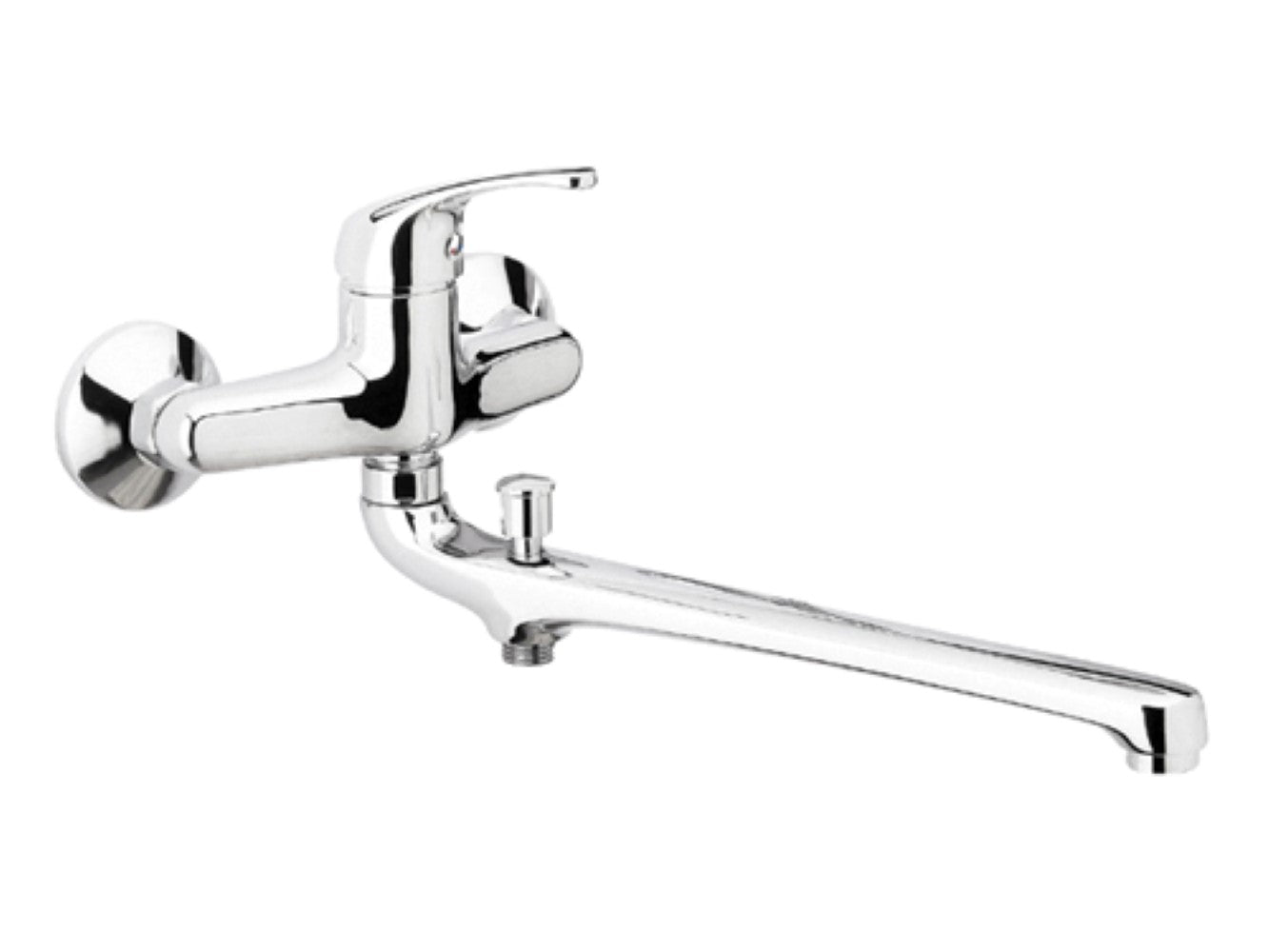 Rubinetto lavabo/vascacon bocca fusa lunga - serie 35