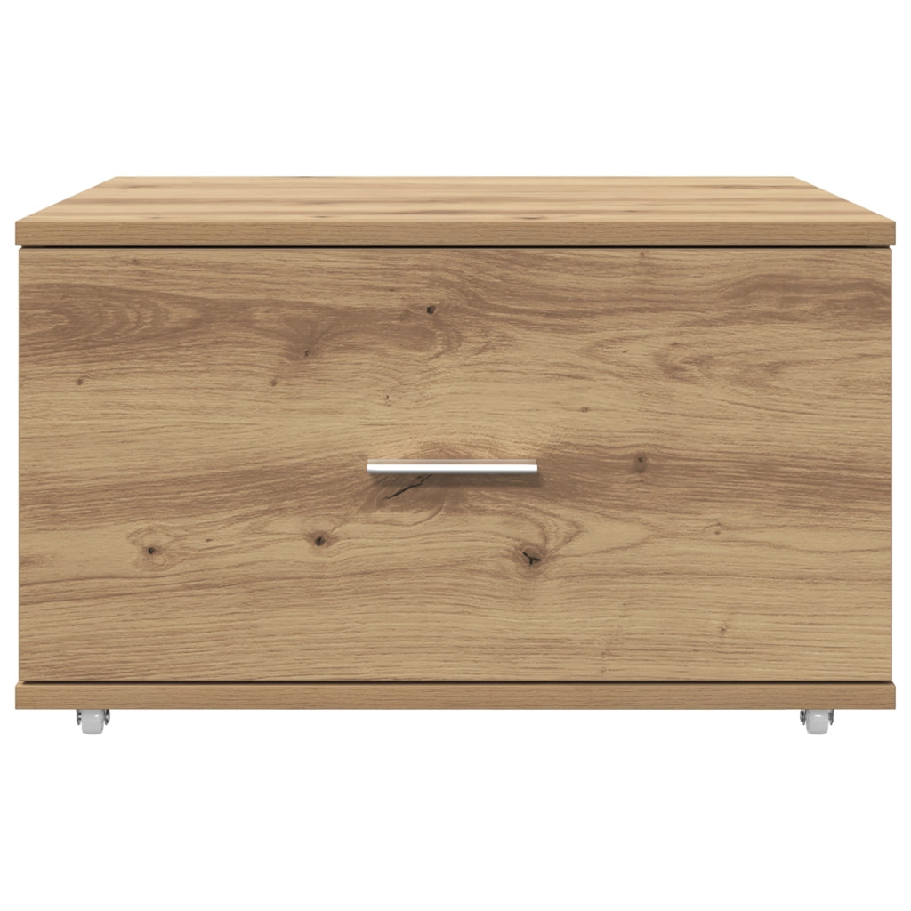 Mobile con Cassetti Rovere Artigianale Truciolare, Laminato Medio