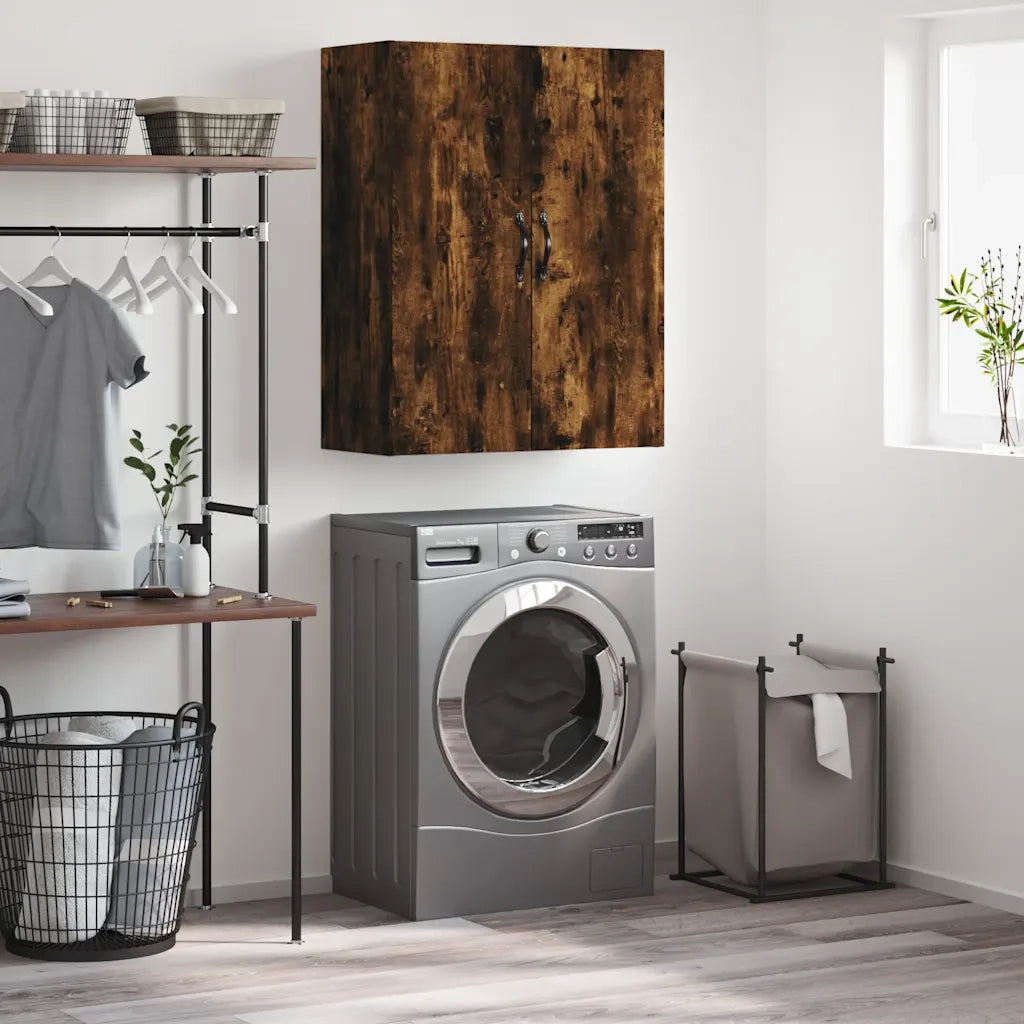 Mobile a Parete Rovere Fumo 69,5x34x90 cm in Legno Multistratocod mxl 122498