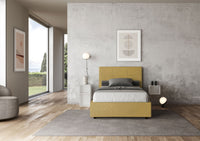 Letto 1 Piazza e Mezzo 120x190 cm Senza Rete Mika Ocra