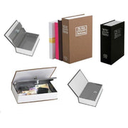 Trade Shop - Cassaforte Di Sicurezza Finto Libro Piccolo Soldi E Salvadanaio + 2 Chiavi -