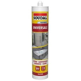 SILICONE UNIVERSALE SOUDAL 280 ml - Nero - SOUDAL