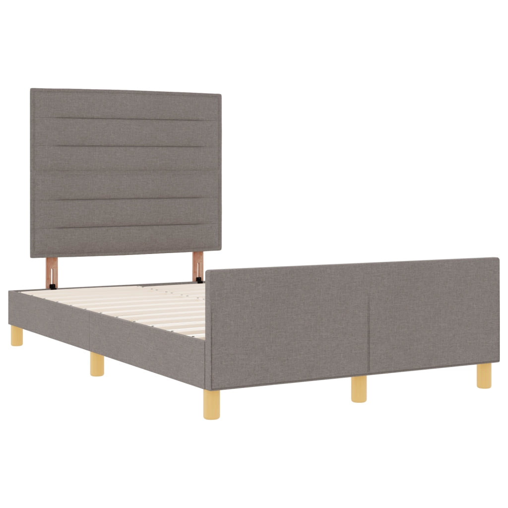 Letto - Tortora, 120x190 cm, Tessuto