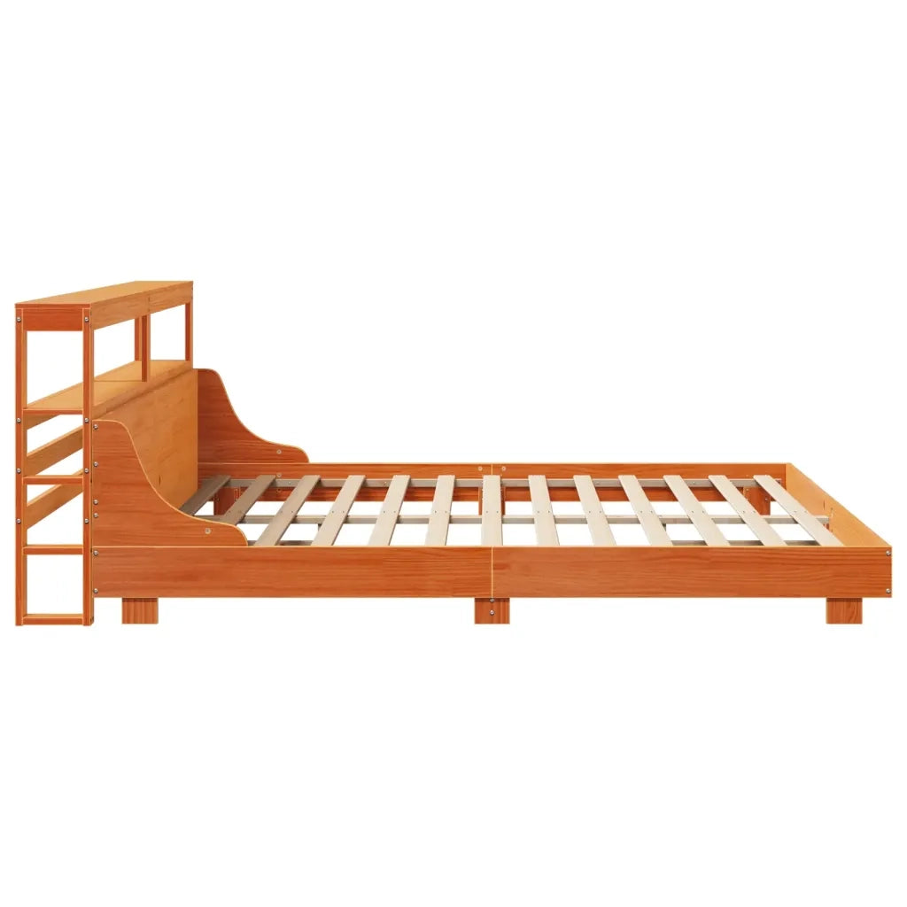 Letto senza Materasso Marrone Cera 180x200 cm in Legno di Pino 3306413