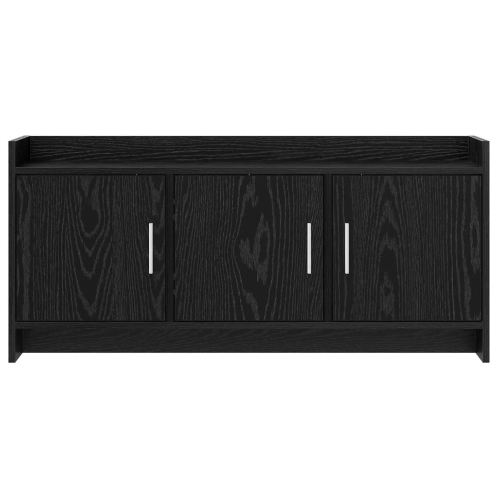 Mobile TV 102 x 33 x 47 cm Rovere Nero Legno ingegnerizzato 8011188