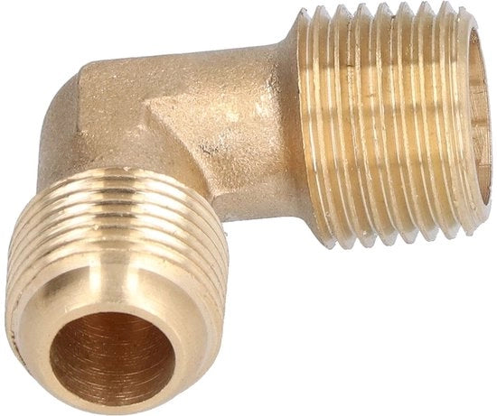 Fitting in Bicchiere a 90 Gradi - Installazione Rapida - Resistente allo Sfregamento - Resistente alla Corrosione - Progetto di Viti a Dente Profondo
