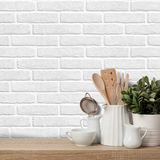 Set di adesivi per parete da incollare a vista - 7 pezzi - facile da applicare - per bagno e cucina - per mobili - da applicare direttamente sulla superficie