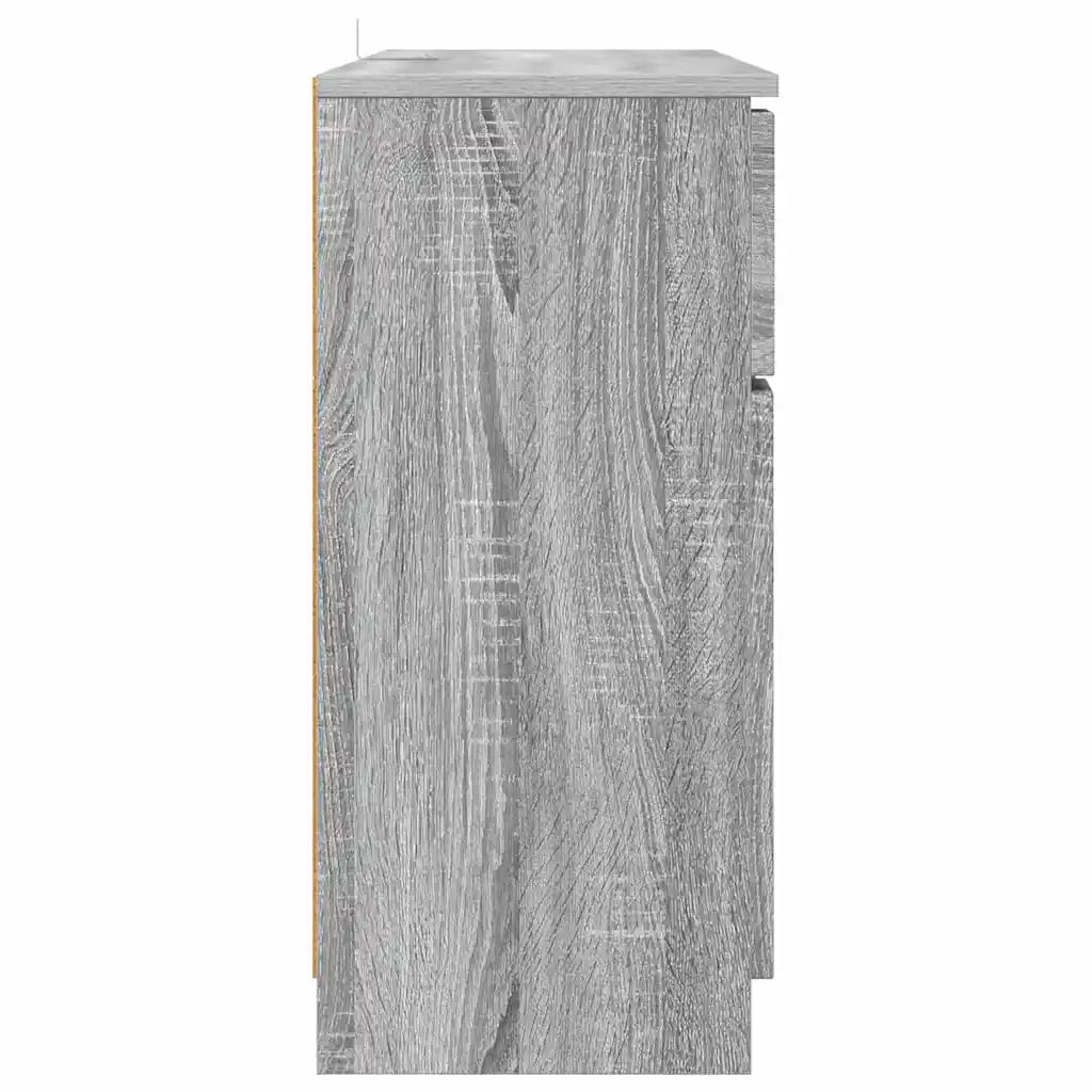 Credenza Grigio Sonoma 100 x 30 x 65,6 Legno multistrato