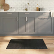 Tappeto Rettangolare Nero 70x100 cm in BambÃ¹