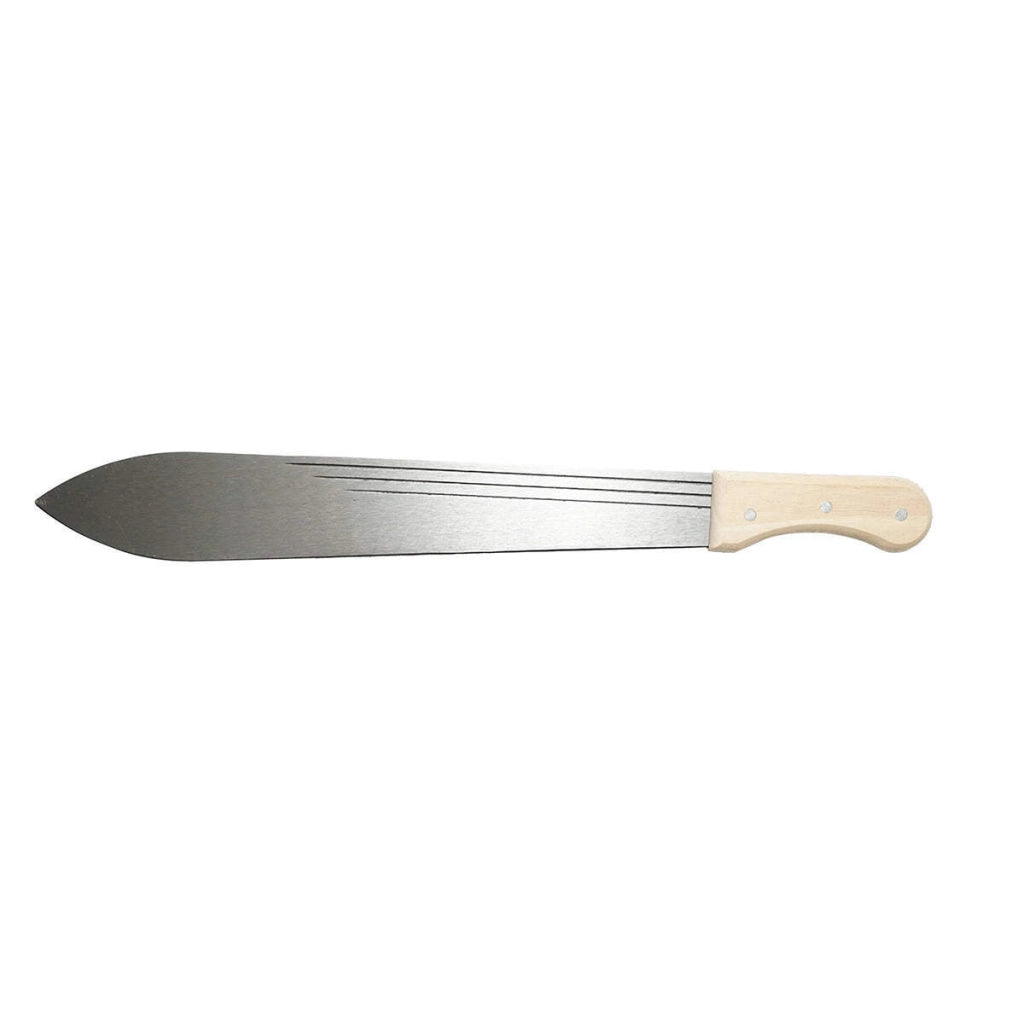 Machete in acciaio 610mm con manico in legno