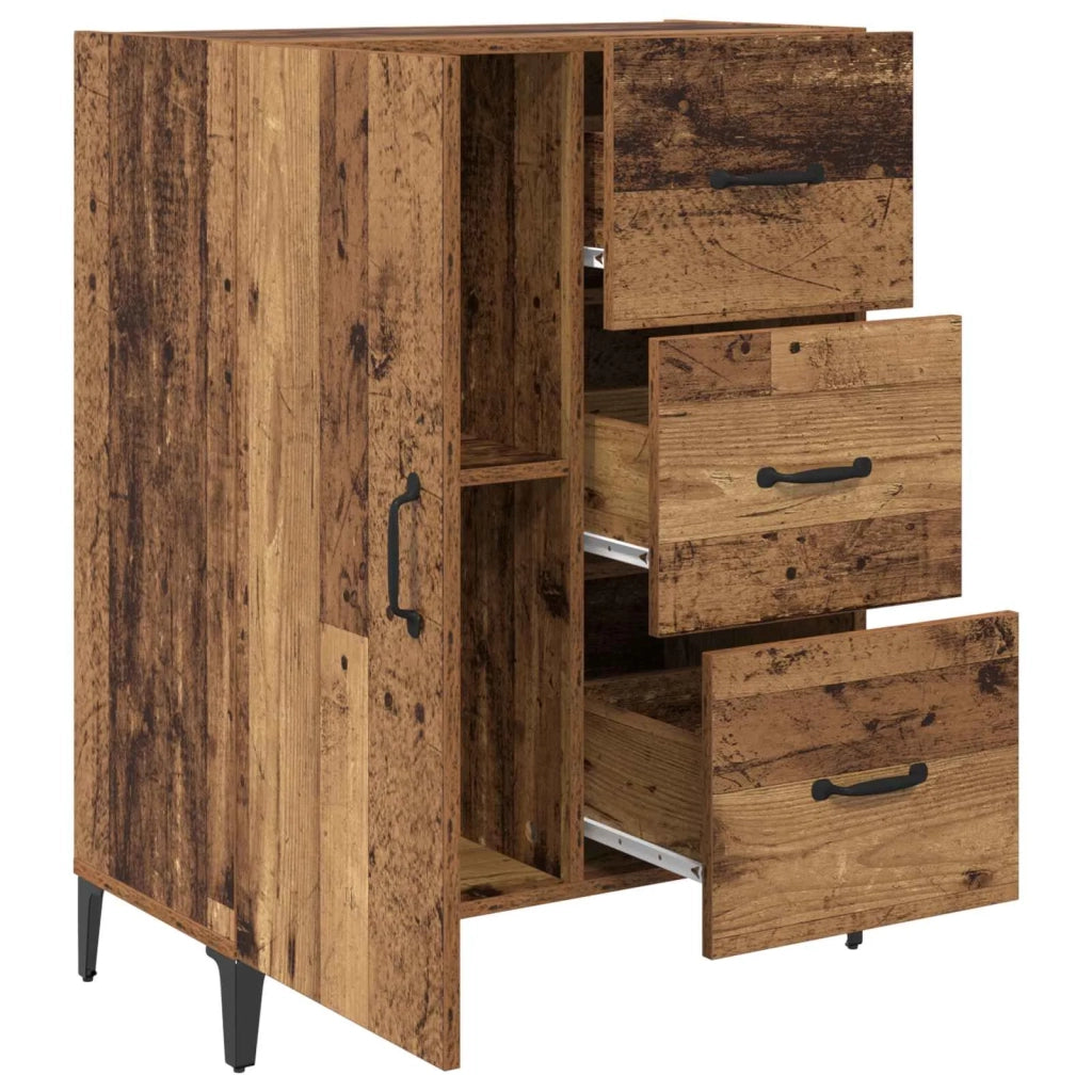 Credenza | Madia | Buffet da pranzo | Armadio da pranzo Legno vecchio 69,5 x 34 x 90 cm Legno multistrato