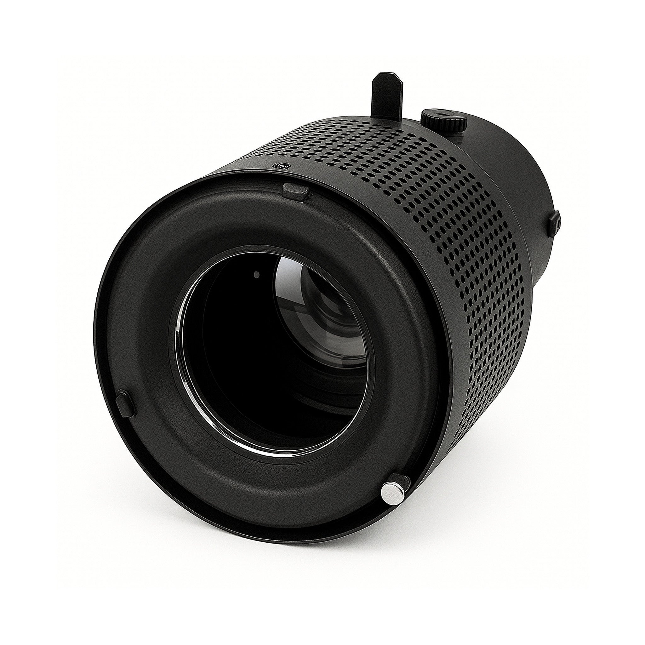 Walimex Attacco universale per proiezione compatibile con Profoto - 270 x 160 x 160 mm - con 4 pellicole (blu, rosso, giallo, verde) e sagome (cuore, finestra, luna, foglia) - per flash, studio