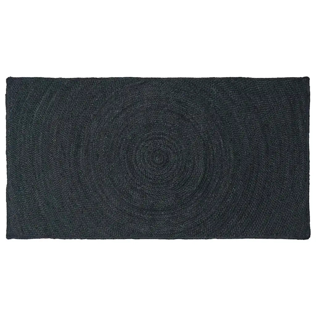 Tappeti per area Grigio Scuro 100 x 200 cm Juta