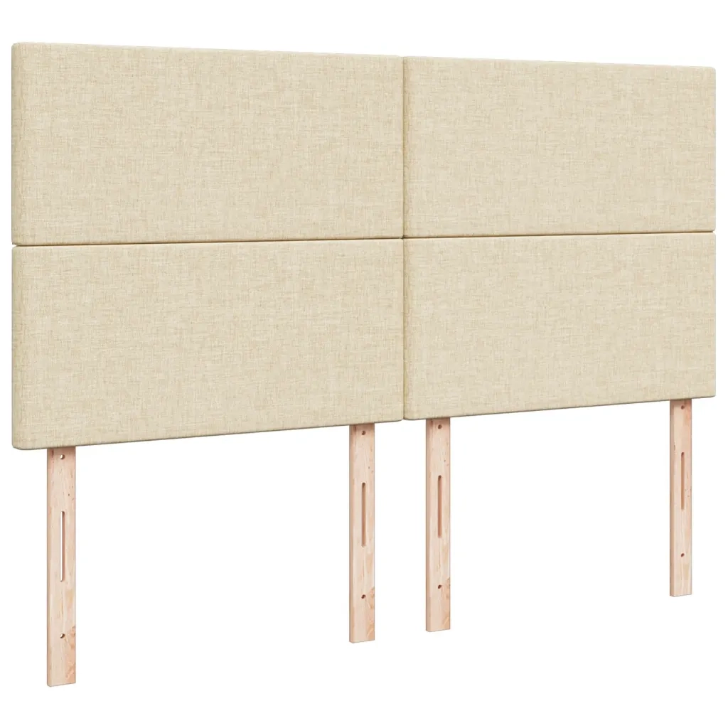 Giroletto a Molle con Materasso Crema 200x200 cm in Tessuto 3291773