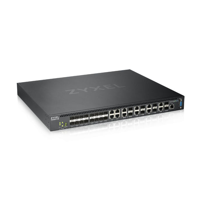 Zyxel xs3800-28 gestito l2+ 10g ethernet (100/1000/10000) nero - XS3800-28-ZZ0101F