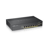 Zyxel gs1920-8hpv2 gestito gigabit ethernet (10/100/1000) supporto power over ethernet (poe) nero - GS1920-8HPV2-EU0101F