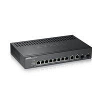 Zyxel gs2220-10-eu0101f switch di rete gestito l2 gigabit ethernet (10/100/1000) nero