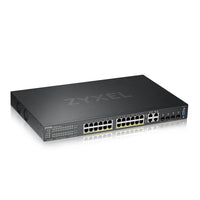 Zyxel gs2220-28hp-eu0101f switch di rete gestito l2 gigabit ethernet (10/100/1000) supporto power over ethernet (poe) nero