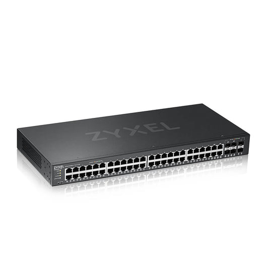 Zyxel gs2220-50-eu0101f switch di rete gestito l2 gigabit ethernet (10/100/1000) nero