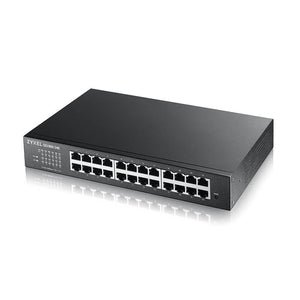 Zyxel gs1900-24e-eu0103f switch di rete gestito l2 gigabit ethernet (10/100/1000) 1u nero