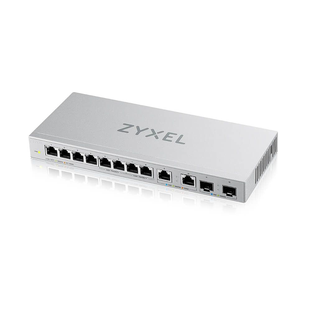 Zyxel xgs1010-12-zz0102f switch di rete non gestito gigabit ethernet (10/100/1000) grigio