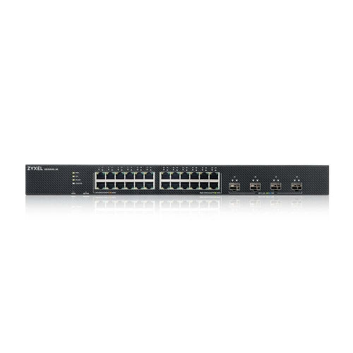 Zyxel xgs1935-28-eu0101f switch di rete gestito l2+/l3 gigabit ethernet (10/100/1000) 1u nero