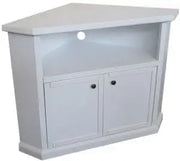 Mobile Porta tv ad angolo Shabby chic bianco