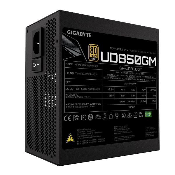 Gigabyte ud1300gm pg5 alimentatore per computer 1300 w 20+4 pin atx atx nero - 9JUD1300GM-EU-10