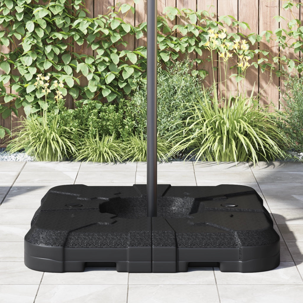 Set di 2 Pezzi Base per Ombrello : 110kg di sabbia o 70kg d'acqua