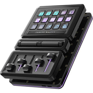 Cooler master hub, piattaforma modulare, base magnetica, moduli streamdeck e 2 roll e fader - MHSK13AA00