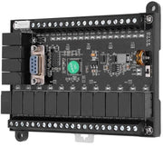Kit di controllo PLC con controller logico programmabile, scheda di controllo, modulo di ritardo a relè e regolatore analogico FX1N-32MR, alimentazione DC 10-28V.