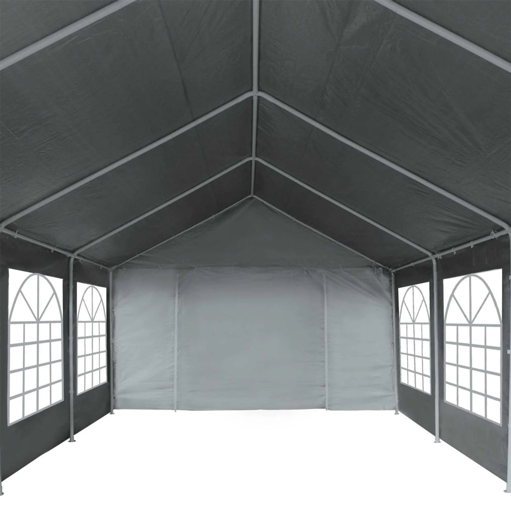 Tessuto per tenda senza struttura Grigio 8 x 4 m PE 43861