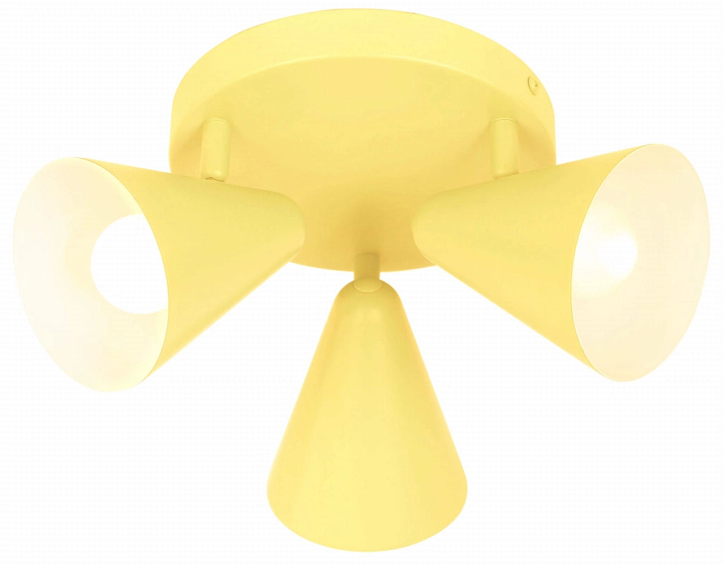 Plafoniera Candellux Amor 98-68828 gialla 3xE14 34cm