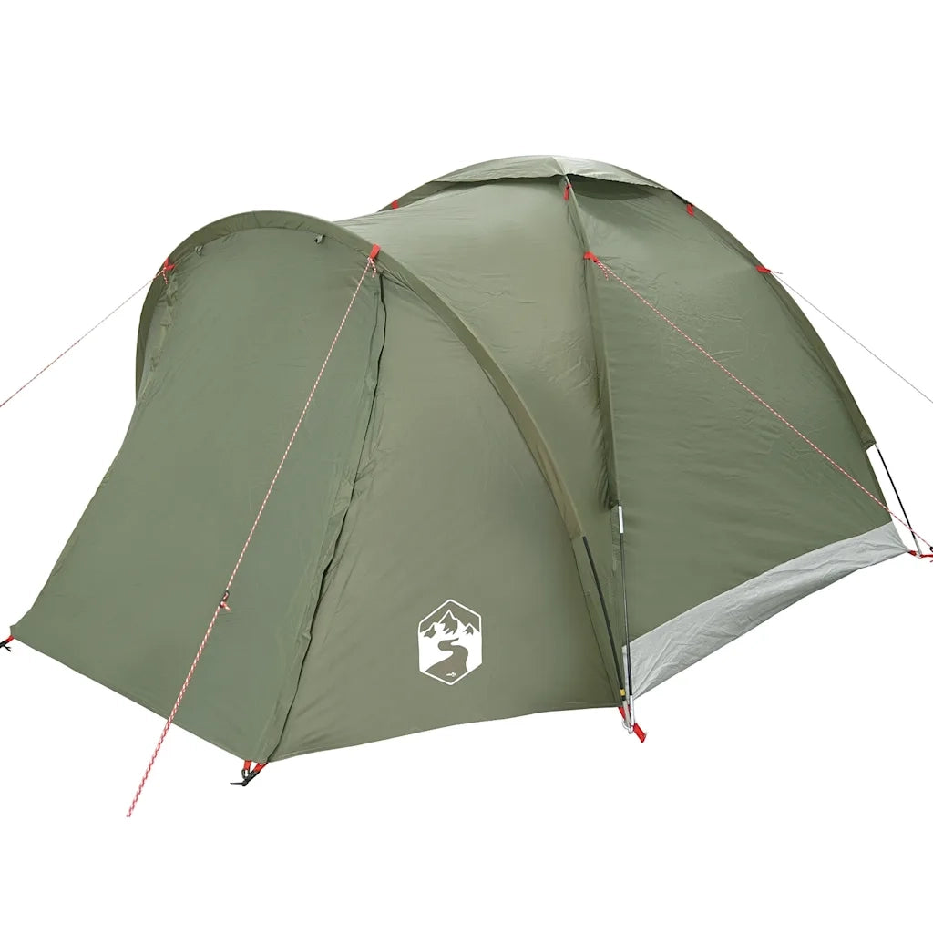 Tenda da Pesca per 2 Persone-Tenda da campeggio Verde Oliva Impermeabile 166741