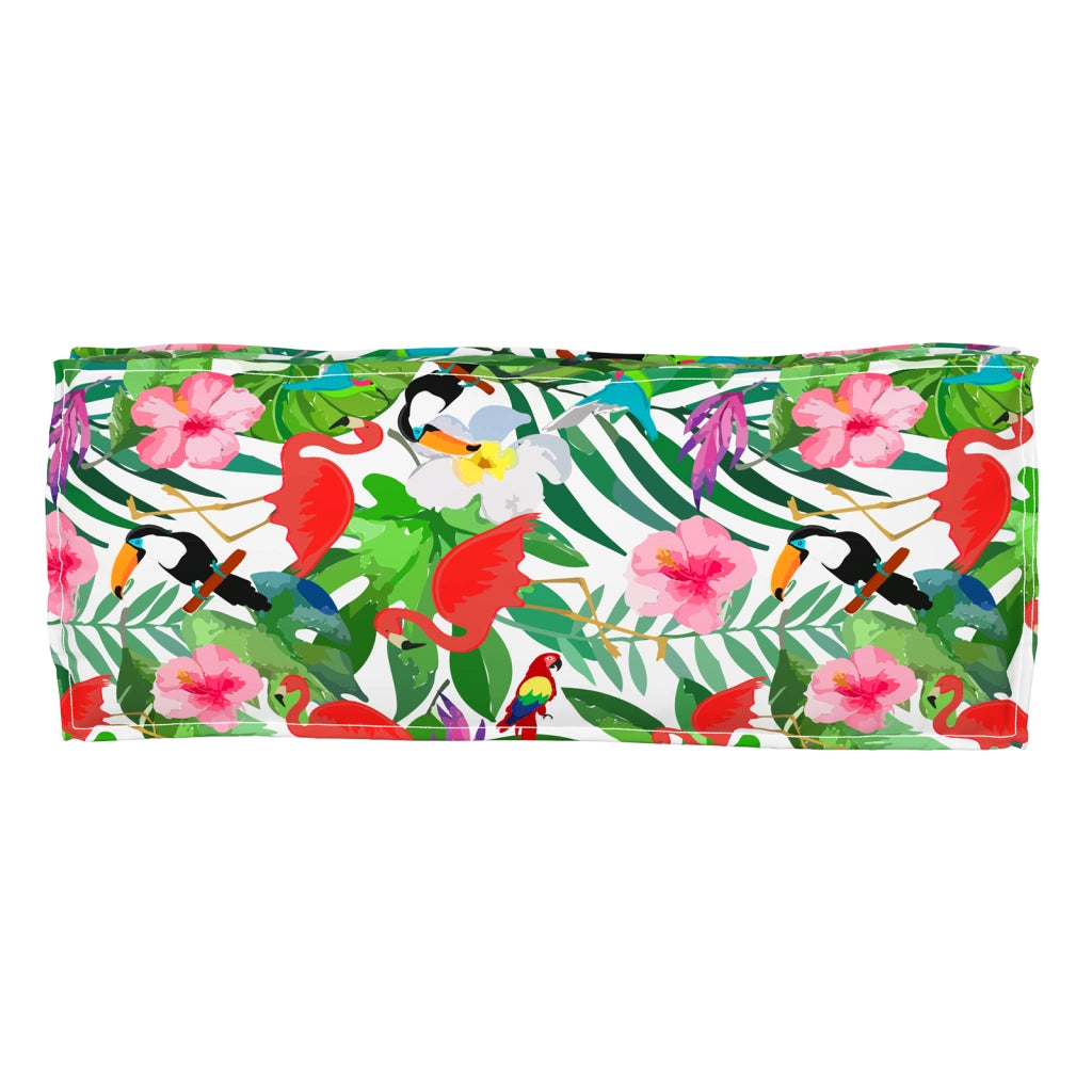 Cuscino per Pallet per Panchina Giungla Tropicale 100x40x8 cm Tessuto Oxford