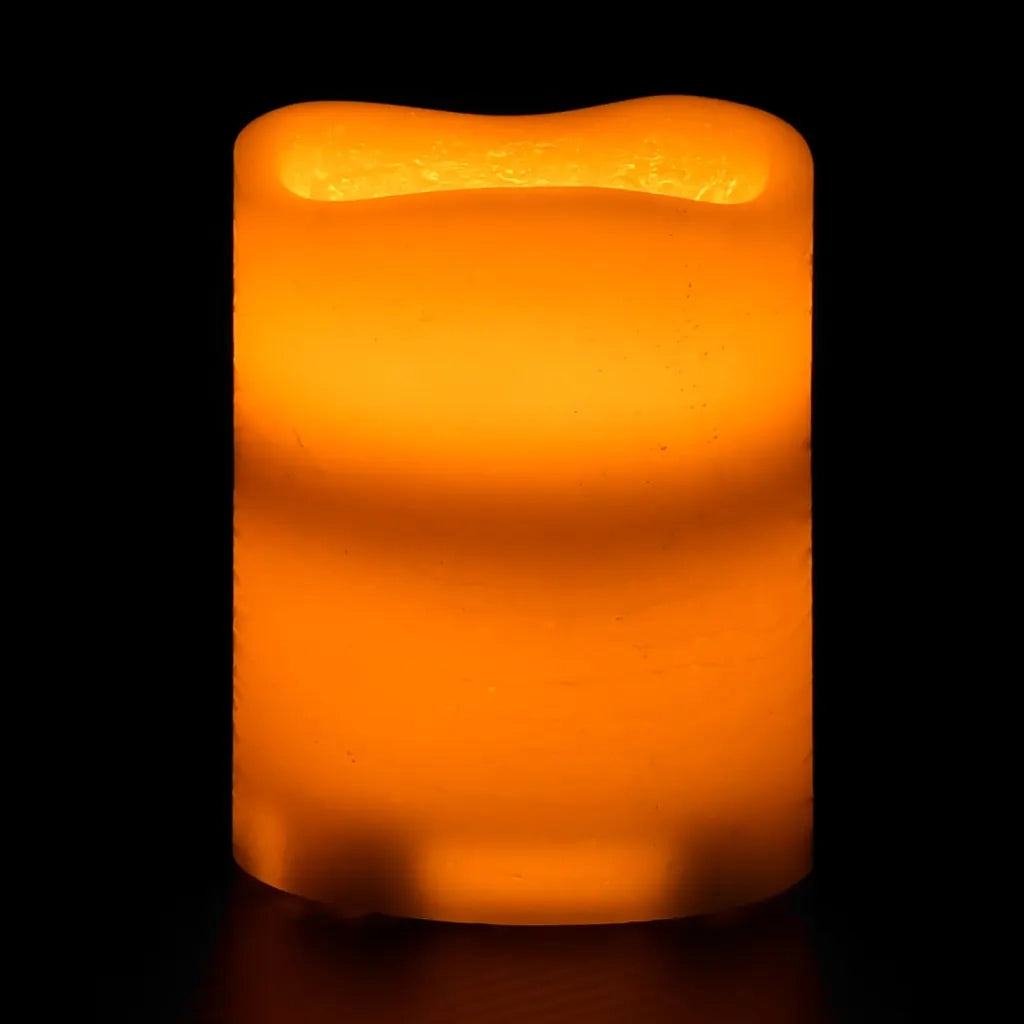 Candele Senza Fiamma a LED 24 pz Bianco Caldo con Telecomando 335779