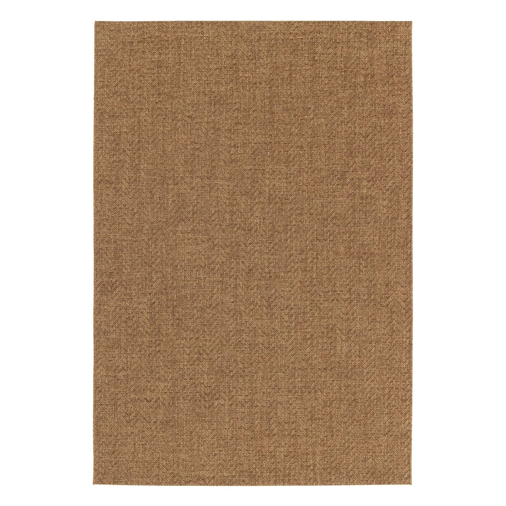 Tappeto per interni/esterni effetto juta scuro 160x230cmi sweeek