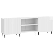 Mobile TV Bianco Lucido 150 x 31 x 52 cm Legno ingegnerizzato 894459