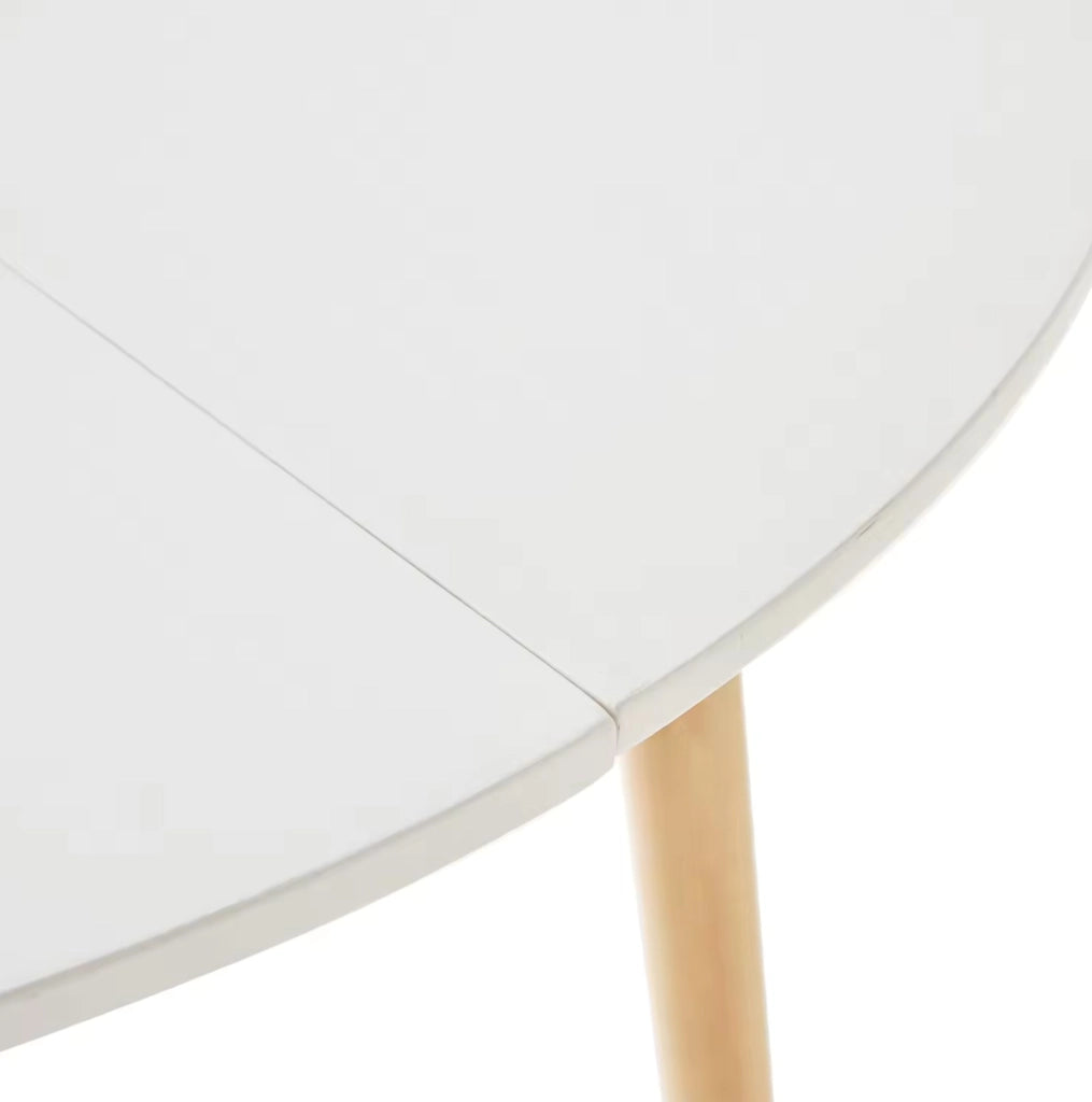 Set tavolo da pranzo rotondo con 4 sedie