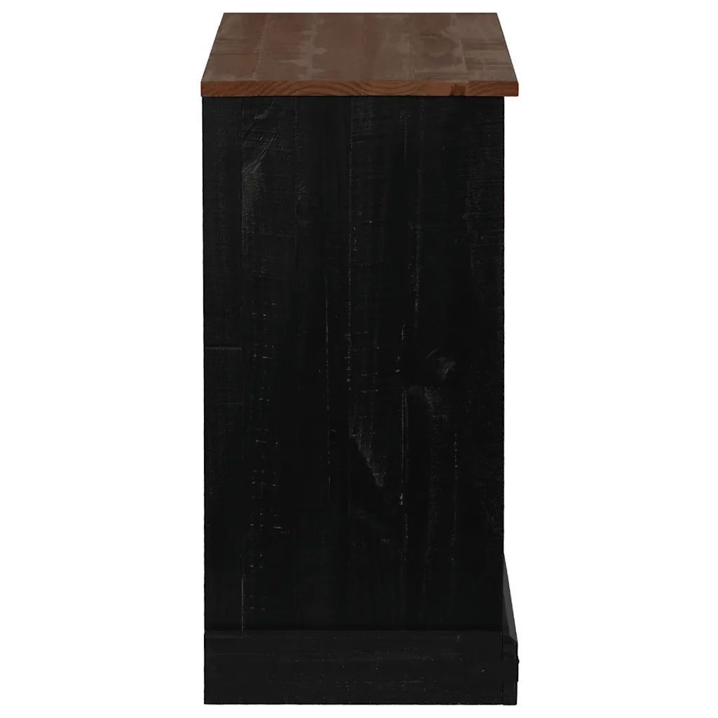 Credenza HALDEN con Anta Scorrevole 80x40x80 cm Legno Massello 4018424