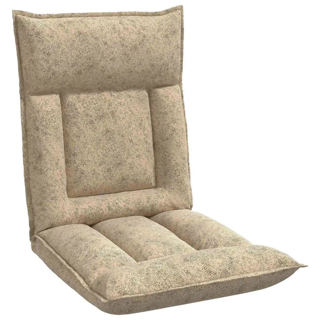 Sedia a pavimento regolabile Grigio Chiaro Tessuto