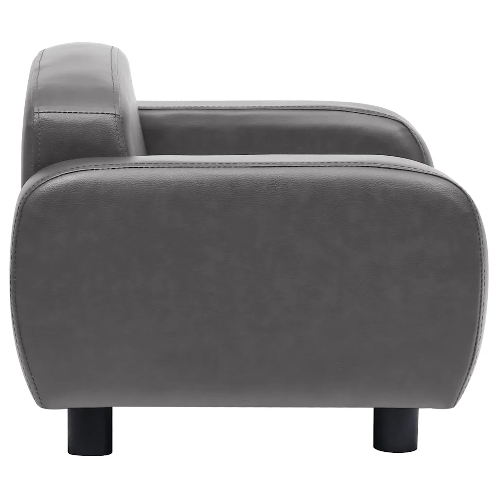 Divano per Cani Grigio 80x50x40 cm in Similpelle CFW7313833