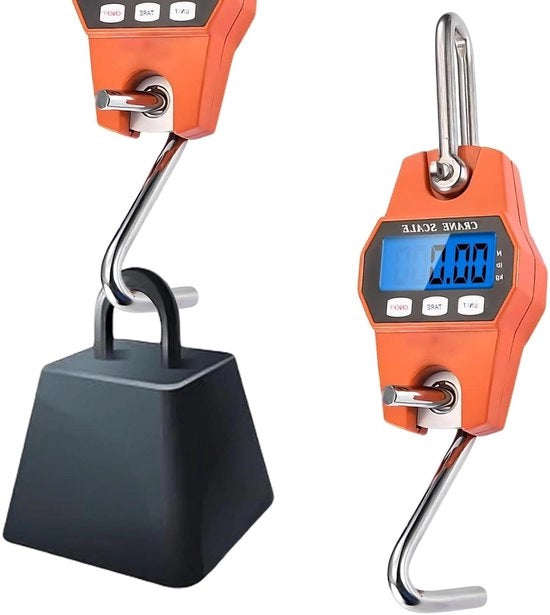 Pesa portatile digitale con display LCD - capacità 300 kg - bilancia elettronica con sensore di precisione - bilancia da viaggio per famiglie - pesa valigie e bagagli - modello con display LCD.