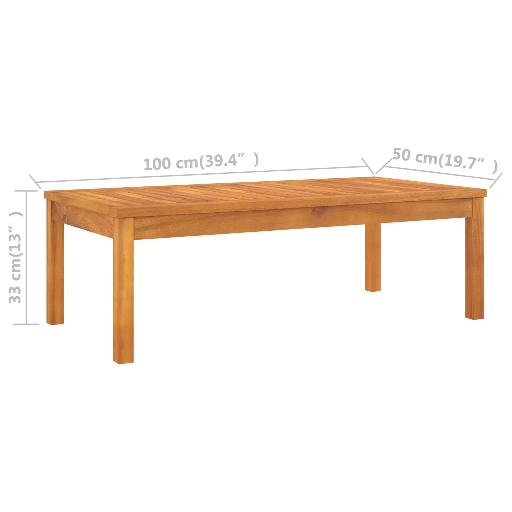 Set Divani da Giardino 5 pz con Cuscini in Massello di Acacia 3057790