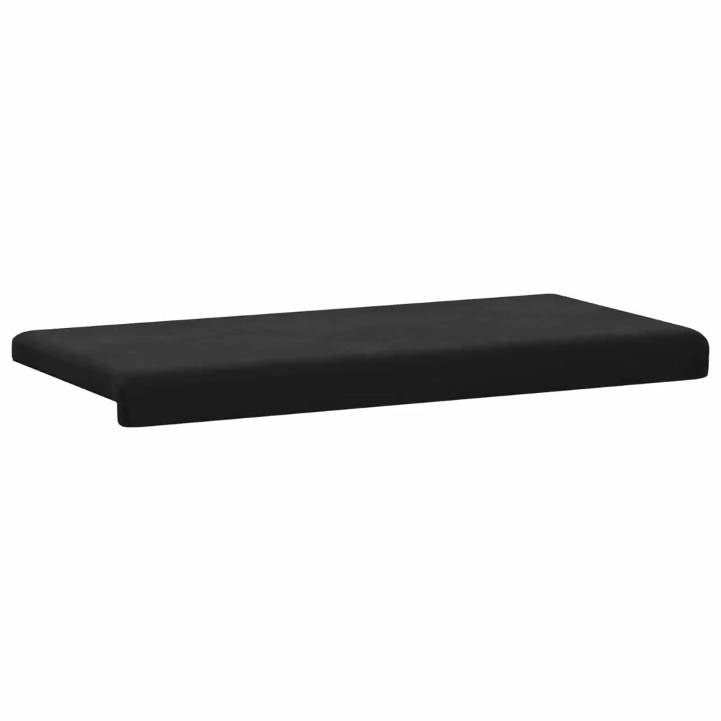 Cuscino per panchina Velluto (V) Nero Profondità 35 cm 42043258
