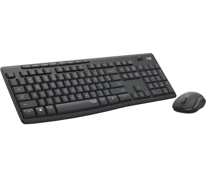 ORIGINAL Logitech Accessori per computer graphite 920-009800 Silent MK295 - Tastatur, Maus