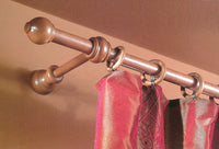 bastone a strappo d 23 mm ciliegio 200 cm con supporti  cod:ferx.47201