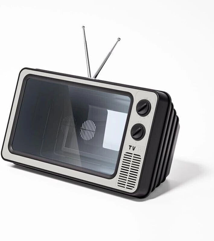 Schermo lente ingrandimento 12" per cellulare smartphone forma TV retrò