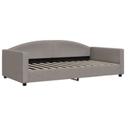 Letto singolo | Letto per adulti | Letto da Giorno Tortora 100x200 cm in Tessuto